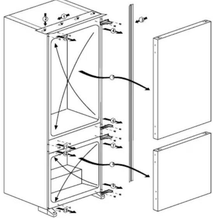 TEKA CI2 350 NF - Reversing the doors - 1