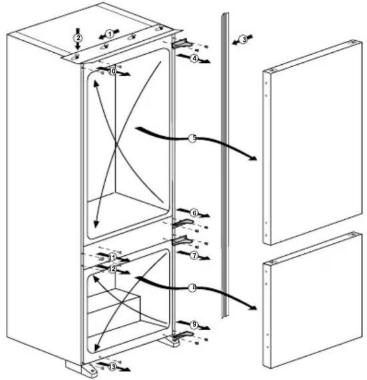 TEKA CI2 350 NF - Türanschlag umkehren - 1