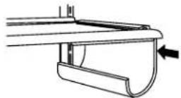 KITCHENAID Architect KSSC48QVS - To remove and replace the wine rack: - 1