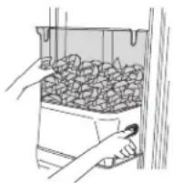 KITCHENAID KSSO48FTX - To Remove and Replace the Ice Storage Bin: - 1