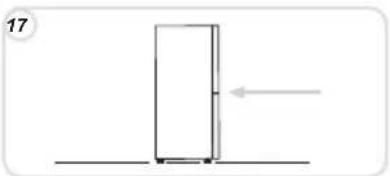 HOOVER HVBF 5172BHK - Reversibility da porta (eletrónico) - 16