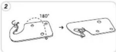 HOOVER HVBF 5172BHK - TÜRANSCHLAG LINKS ODER RECHTS - 2