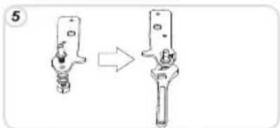 HOOVER HVBF 5172BHK - TÜRANSCHLAG LINKS ODER RECHTS - 5