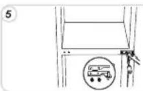 HOOVER HVBF 5172BHK - Reversibilität der Tur (Elektronische) - 7