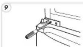 HOOVER HVBF 5172BHK - Reversibility da porta (eletrónico) - 15