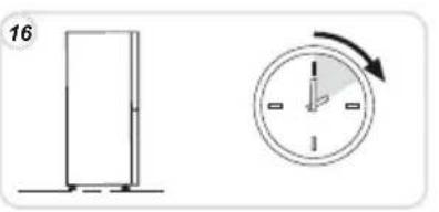 HOOVER HVBF 5172BHK - REVERSIBILITY OF THE DOOR (ELECTRONIC) - 14