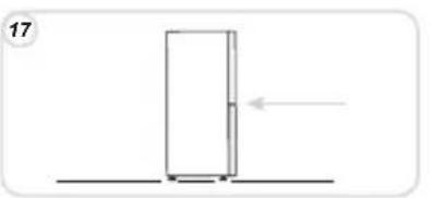 HOOVER HVBF 5172BHK - REVERSIBILITY OF THE DOOR (ELECTRONIC) - 16