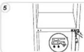 HOOVER HVBF 5172BHK - Reversibility da porta (eletrónico) - 7