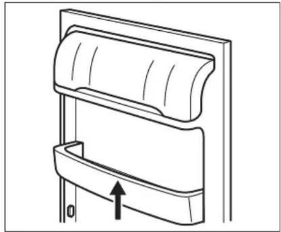 JUNO JCT14510S5 - Positioning the door shelves - 1