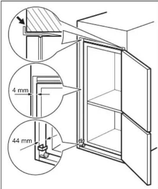 JUNO JCU15810S5 - Installation de l'appareil - 4