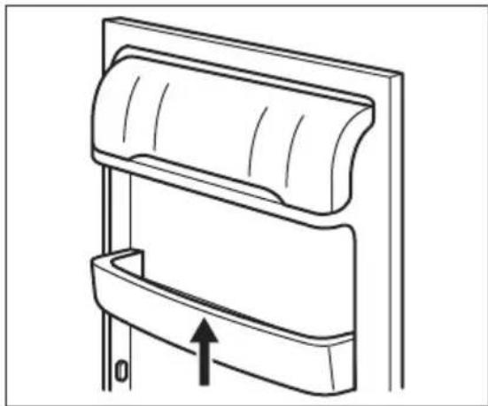 JUNO JCU15810S5 - Positioning the door shelves - 1