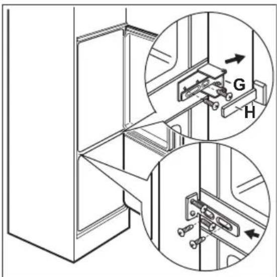 JUNO JCU15810S5 - Installing the appliance - 8