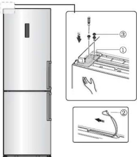 HISENSE RB468N4EC2 - Reversing the door - 18