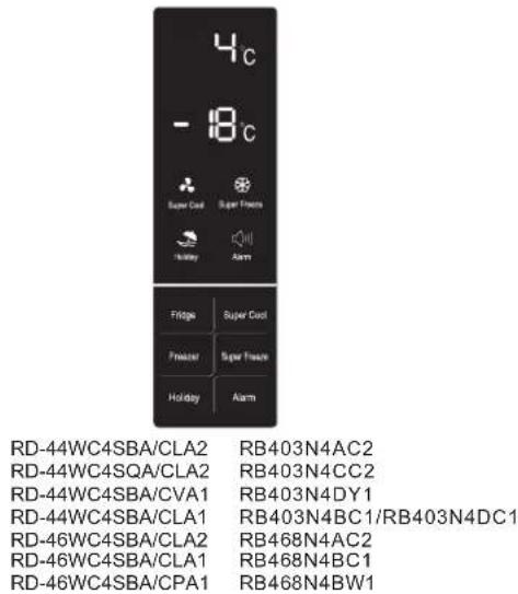 HISENSE RB468N4EC2 - Display controls - 2
