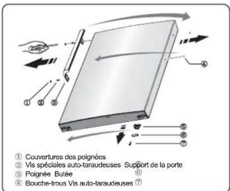 HISENSE RB468N4EC2 - Inverser la porte - 7