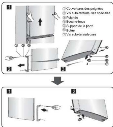 HISENSE RB468N4EC2 - Inverser la porte - 5