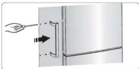 HISENSE RB468N4EC2 - Installer les poignées de portes - 1