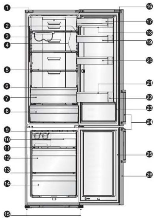 HISENSE RB468N4EC2 - Listedespiecesenoption - 1