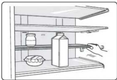 HISENSE RB468N4EC2 - Folded shelf - 1