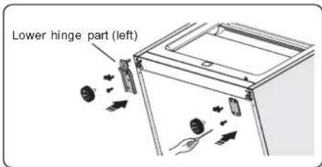 HISENSE RB468N4EC2 - Reversing the door - 14