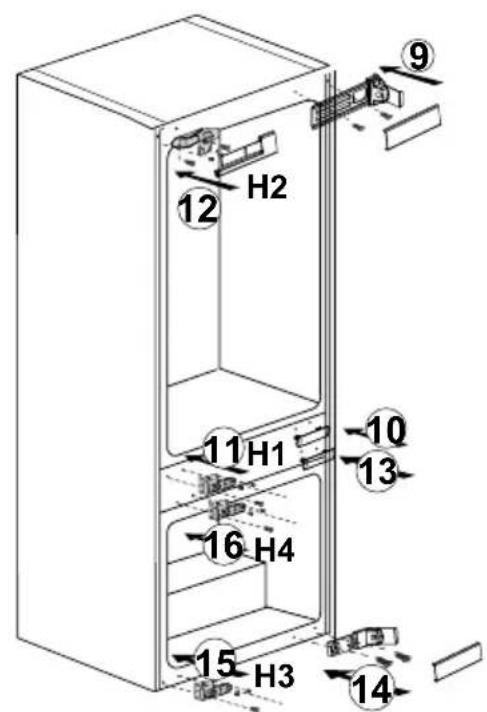 BLOMBERG BRFB 1051 FFBIN - Reversing the doors - 3