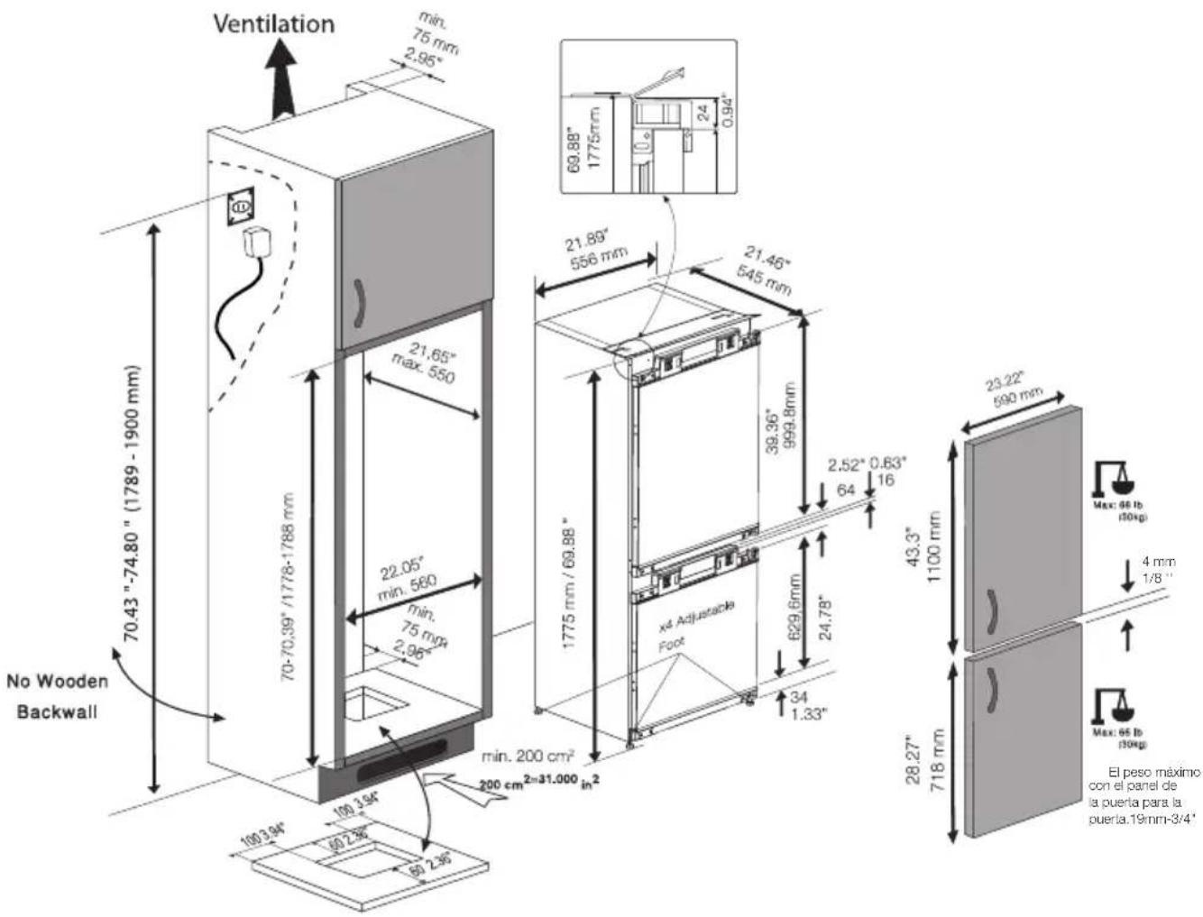 BLOMBERG BRFB 1050 FFBIN - Inversión de las puertas - 5