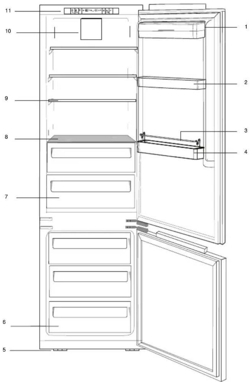 BLOMBERG BRFB 1050 FFBIN - Your refrigerator - 1