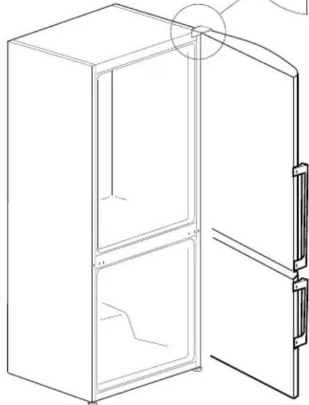BLOMBERG BRFB 1042 WHN - Humidity occurs on the outside of the refrigerator or between the doors. - 5