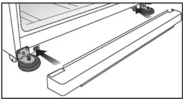 BLOMBERG KND 9861 XA++ - Installation du cache de ventilation inférieur - 1