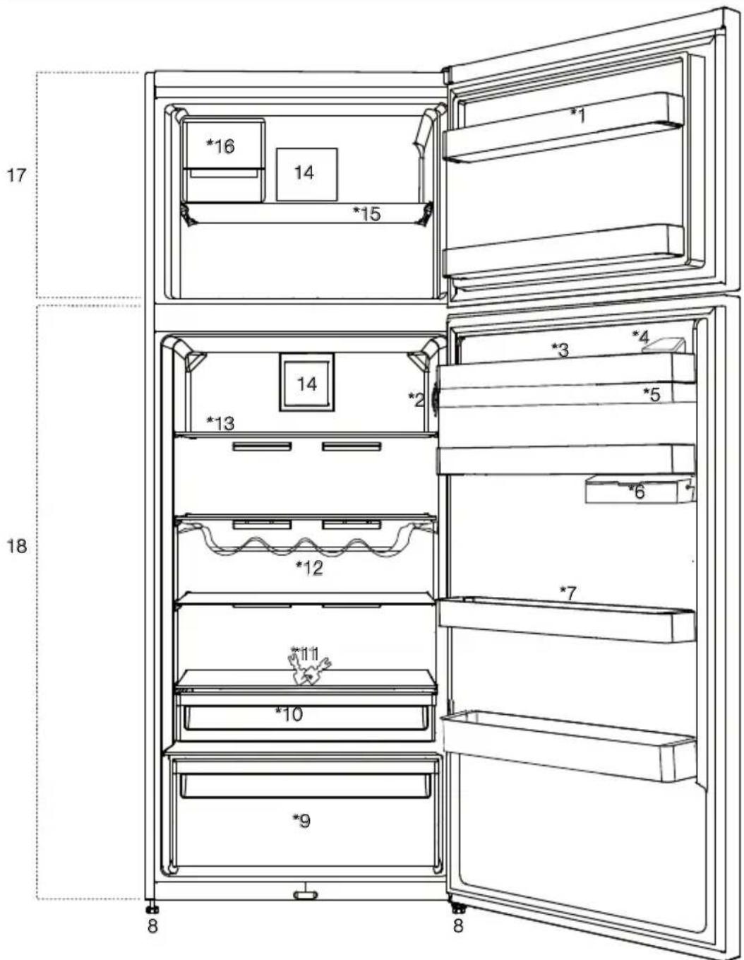 BLOMBERG BRFT 1522 SS - Your appliance - 1