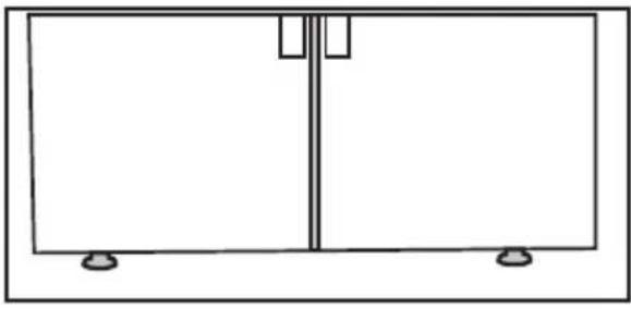BLOMBERG BSBS 2230 SS - Adjusting the stands - 1