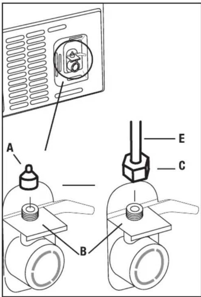 BLOMBERG BSBS 2230 SS - Connexion du tuyau d'eau au Congélateur / réfrigérateur - 1