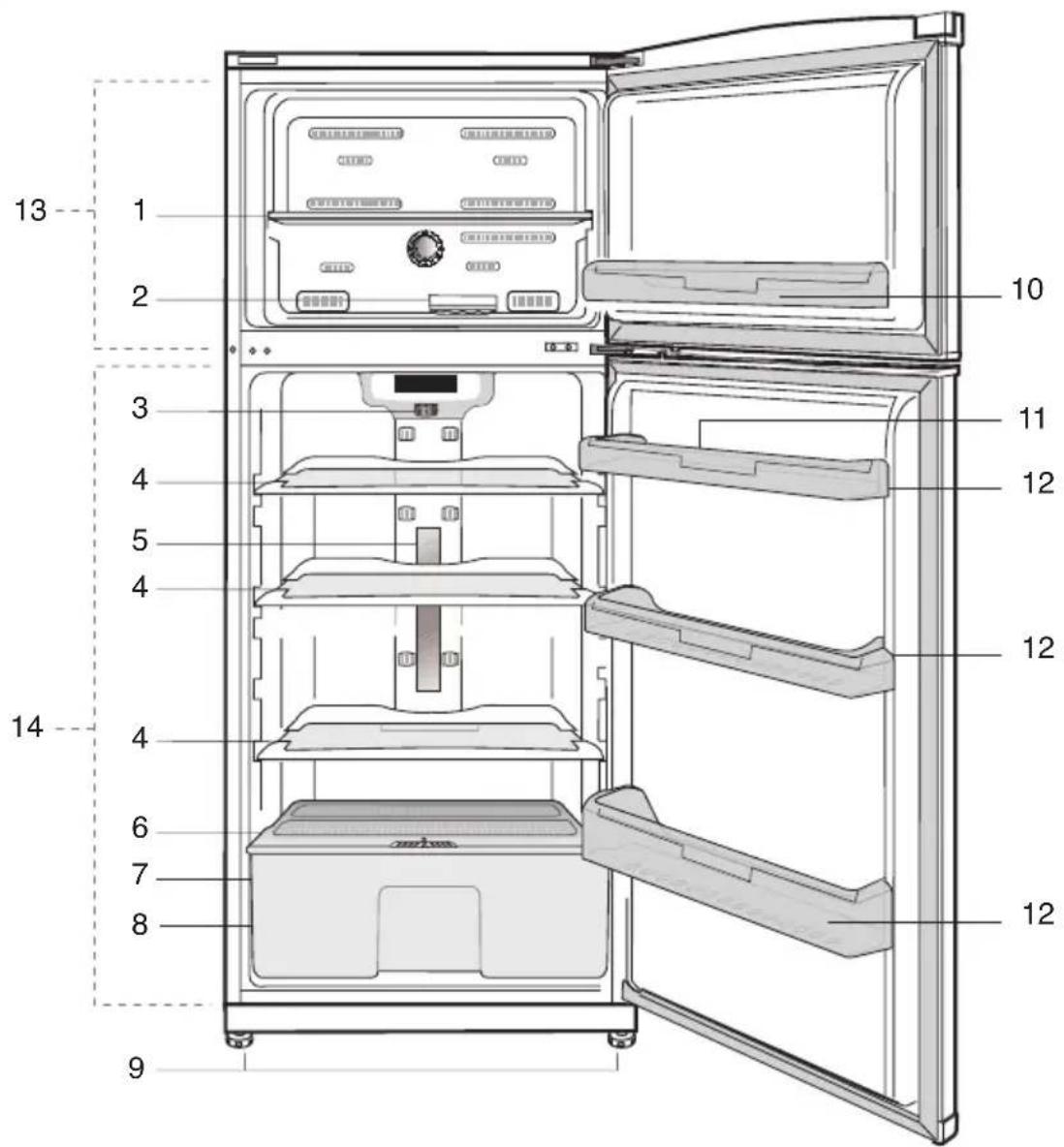 BLOMBERG DNM 9650 T - Voitréfrigérateur - 1