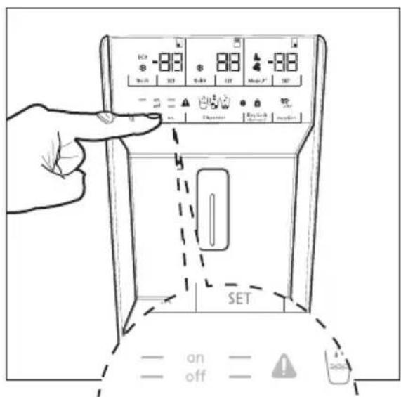 BLOMBERG BRFD 2650 SSN - Attaching the internal filter into the refrigerator - 1