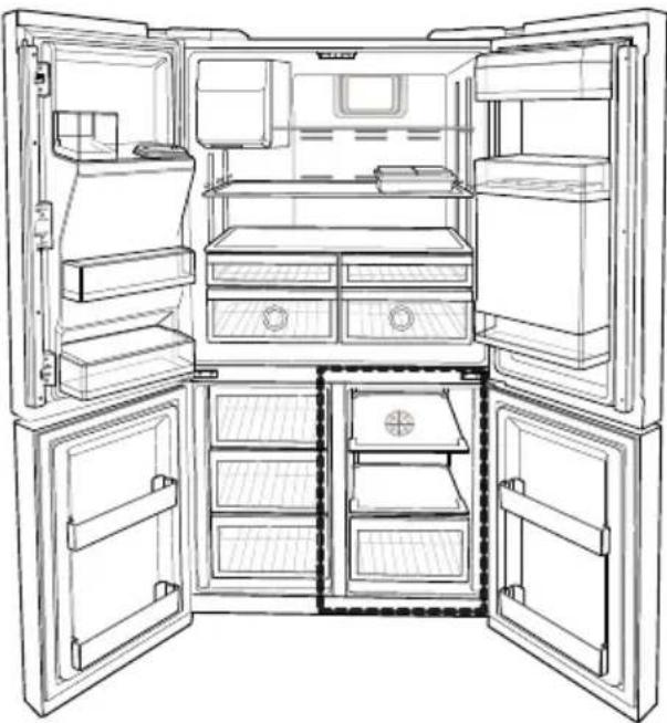 BLOMBERG BRFD 2650 SSN - Press Multi Zone Compartment Temperature - 2