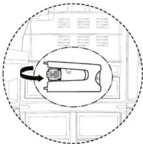 BLOMBERG BRFD 2650 SSN - Attaching the internal filter into the refrigerator - 3