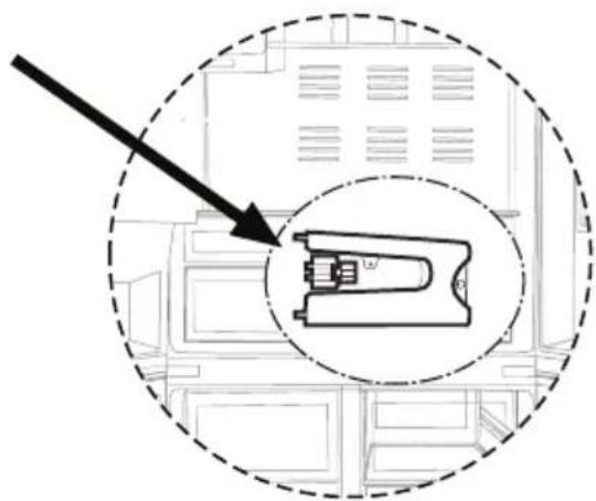 BLOMBERG BRFD 2650 SSN - Attaching the internal filter into the refrigerator - 2