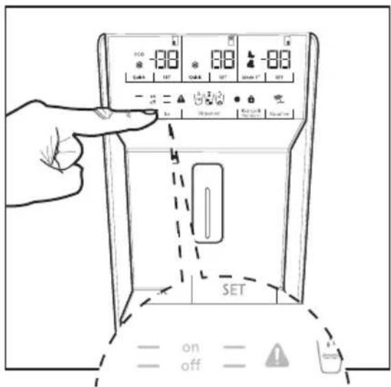BLOMBERG BRFD 2650 SSN - 3.10.Colocación del filtro interno en el frigorífico - 1