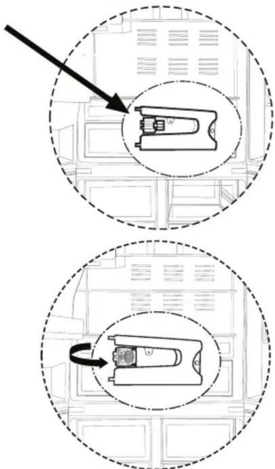 BLOMBERG BRFD 2650 SSN - 3.10.Colocación del filtro interno en el frigorífico - 2