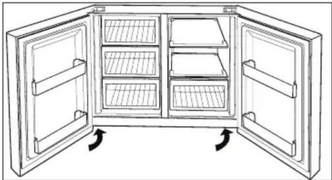 BLOMBERG BRFD 2650 SSN - Adjusting the feet - 2