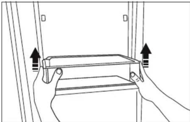 BLOMBERG BRFD 2652 SS - Retirada de los estantes de las puertas - 1