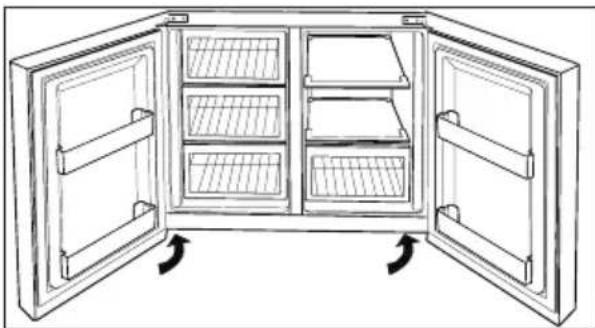 BLOMBERG BRFD 2652 SS - Réglage des pieds - 1