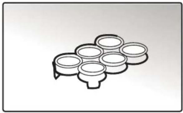 BLOMBERG BRFB 1822 WH - Bandeja para huevos - 1