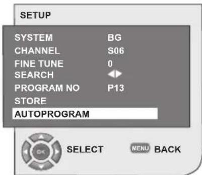 OKI B32AHP - 6.4.1-Automatic tuning of channels and storing in the memory - 1