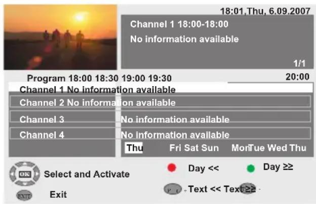 OKI B32AHP - 6.3.4-Electronic TV Guide (EPG) - 2