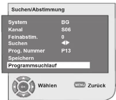OKI B32AHP - Kanäle automatisch abstammen und speichern - 1