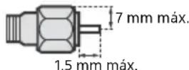 SONY Bravia KDL65W855C - Recomendación sobre el conector de tipo F - 1