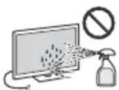 SONY Bravia KDL65W855C - Handling and cleaning the screen surface/cabinet of the TV set - 1