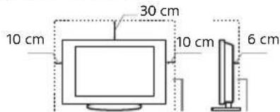 SONY Bravia KDL65W855C - Wentylacja - 2