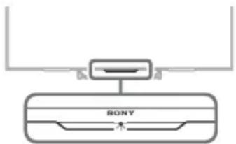 SONY Bravia KDL65W855C - L'affichage LED est allumé. - 1